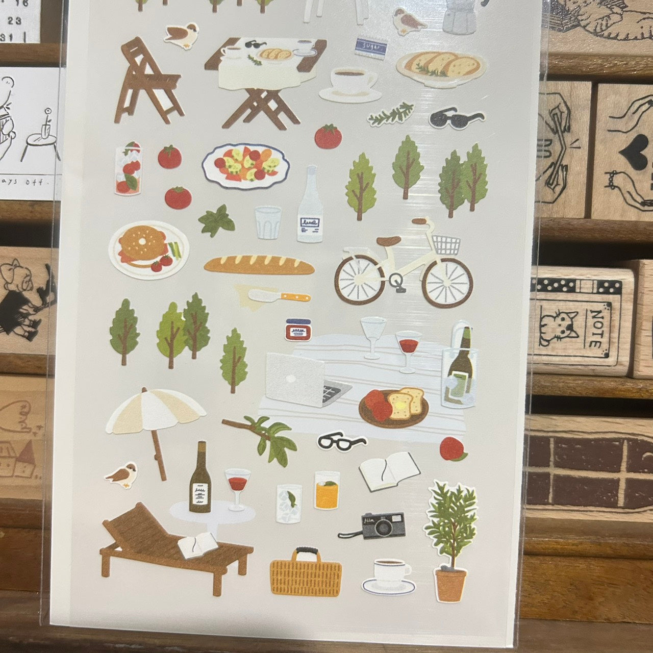 Suatelier In the Garden Sticker Sheet