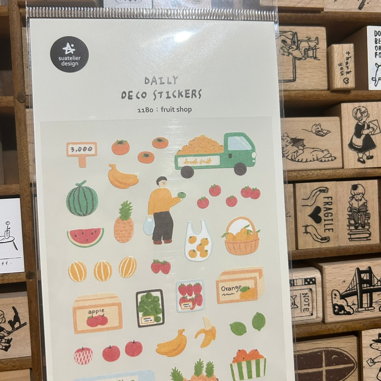 Suatelier Fruit Shop Sticker Sheet