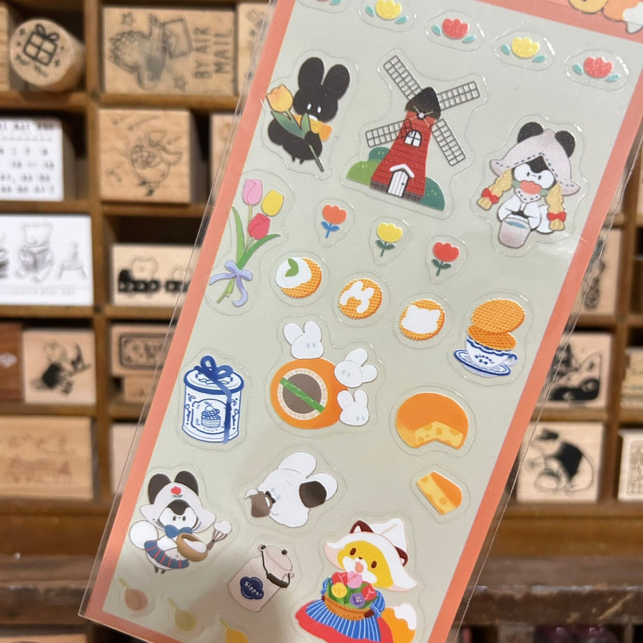 Bubukai Tulip Whisper Transparent Sticker Sheet