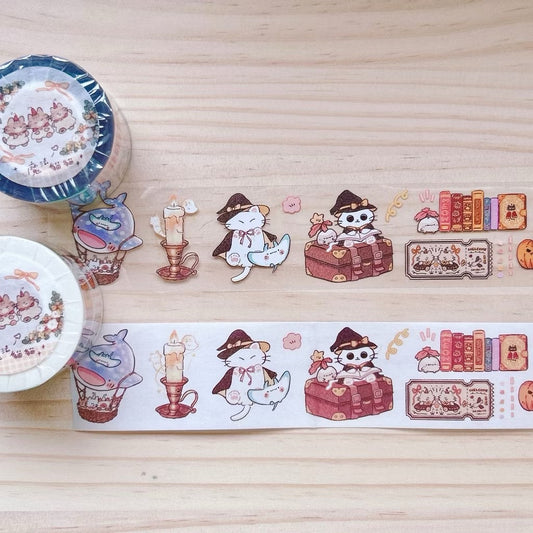 UBEE Magical Cats Washi Tape and Samples