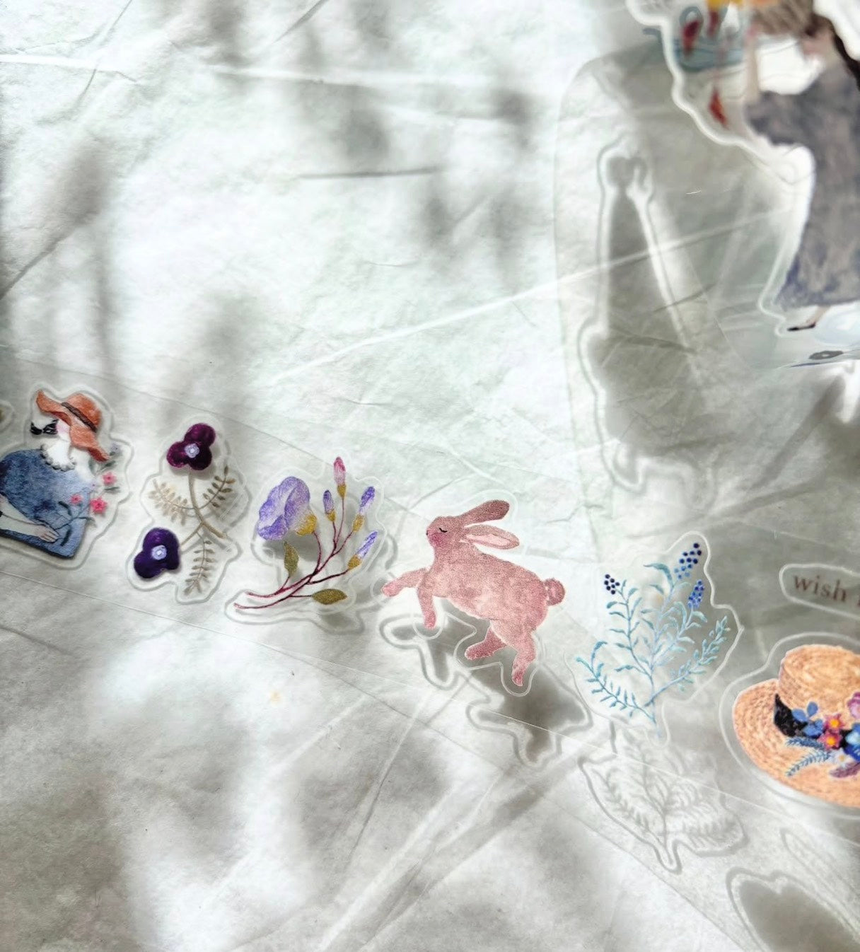 Pion Blooming Kiss Cut PET Tape Roll