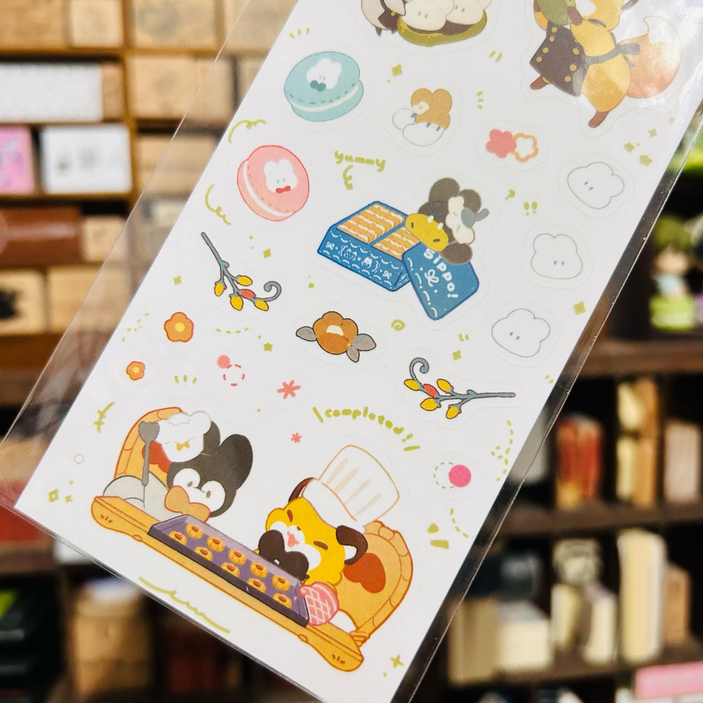Kitsunebiyori x Bubukai Green Sticker Sheet