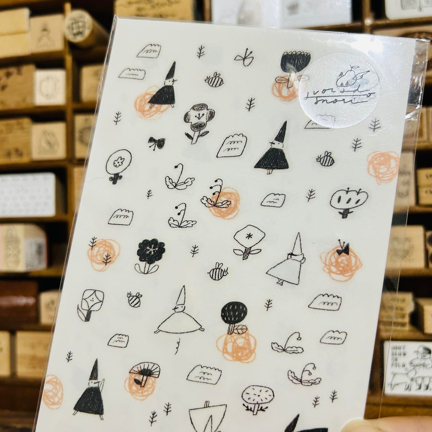 avocadomori Flowers Room Transfer Sticker Sheets
