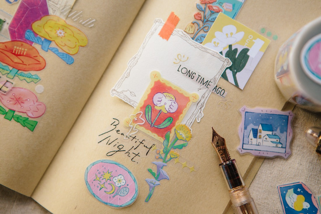 OURS Studio Bedtime Story PET Tape Roll and Samples