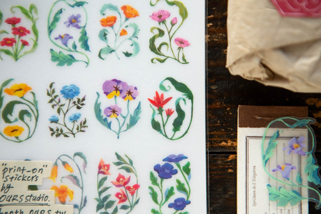 OURS Studio The Wayfarer's Journal Transfer Sticker Sheet Pack