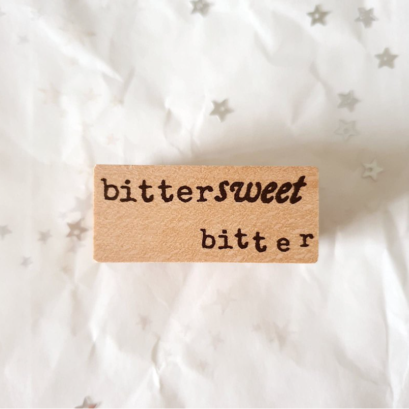 Yeoncharm Bittersweet Bitter Rubber Wood Stamp