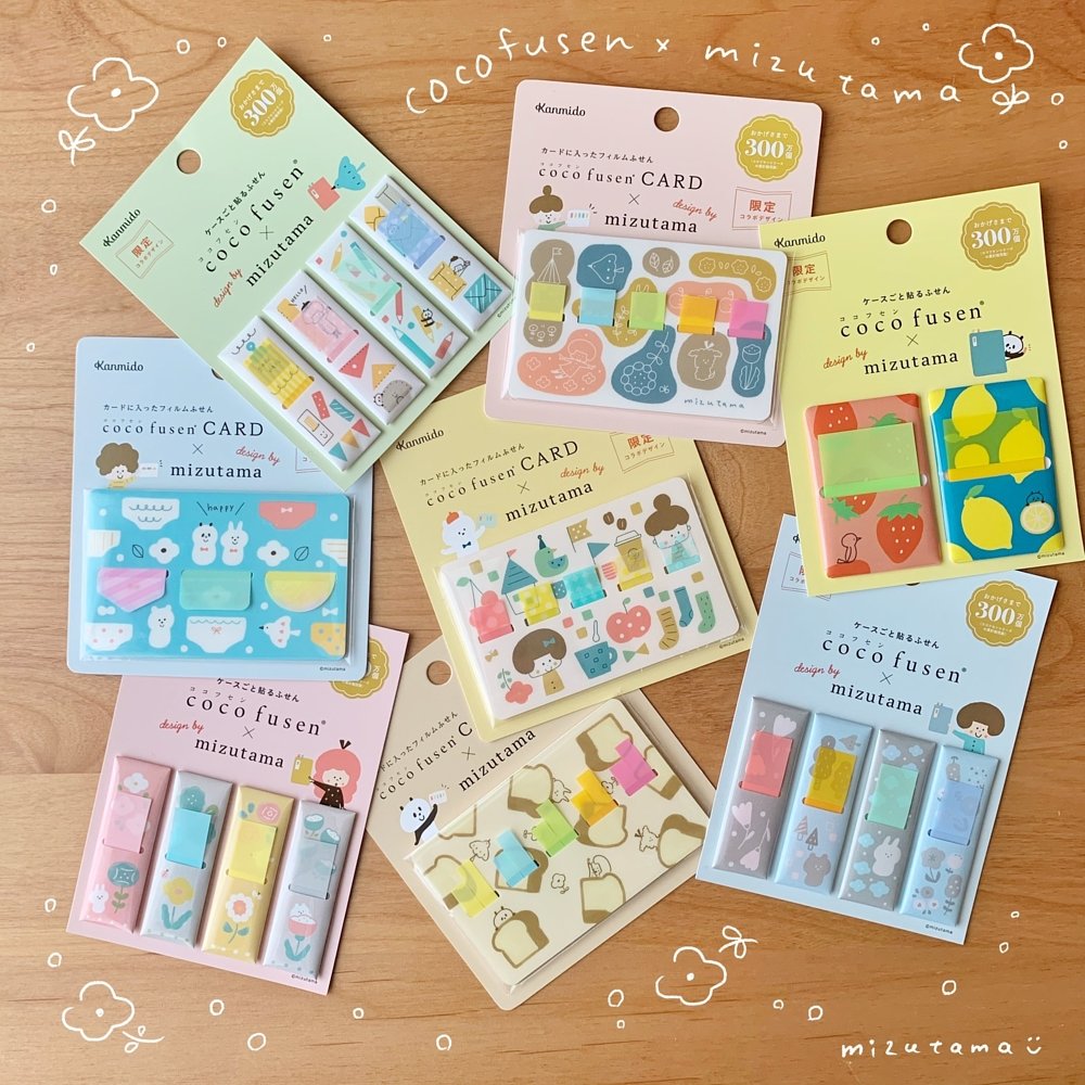Mizutama Coco Fusen CARD Sticky Notes Underwear Design