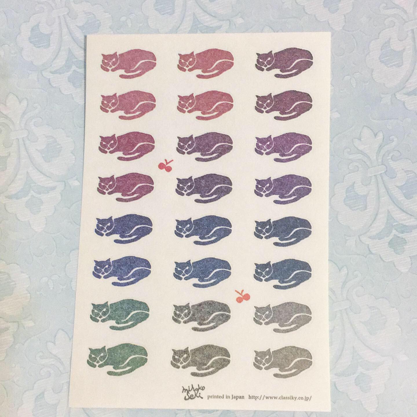 Classiky x Mihoko Seki Bundle Pack 3 Sticker Sheet Set