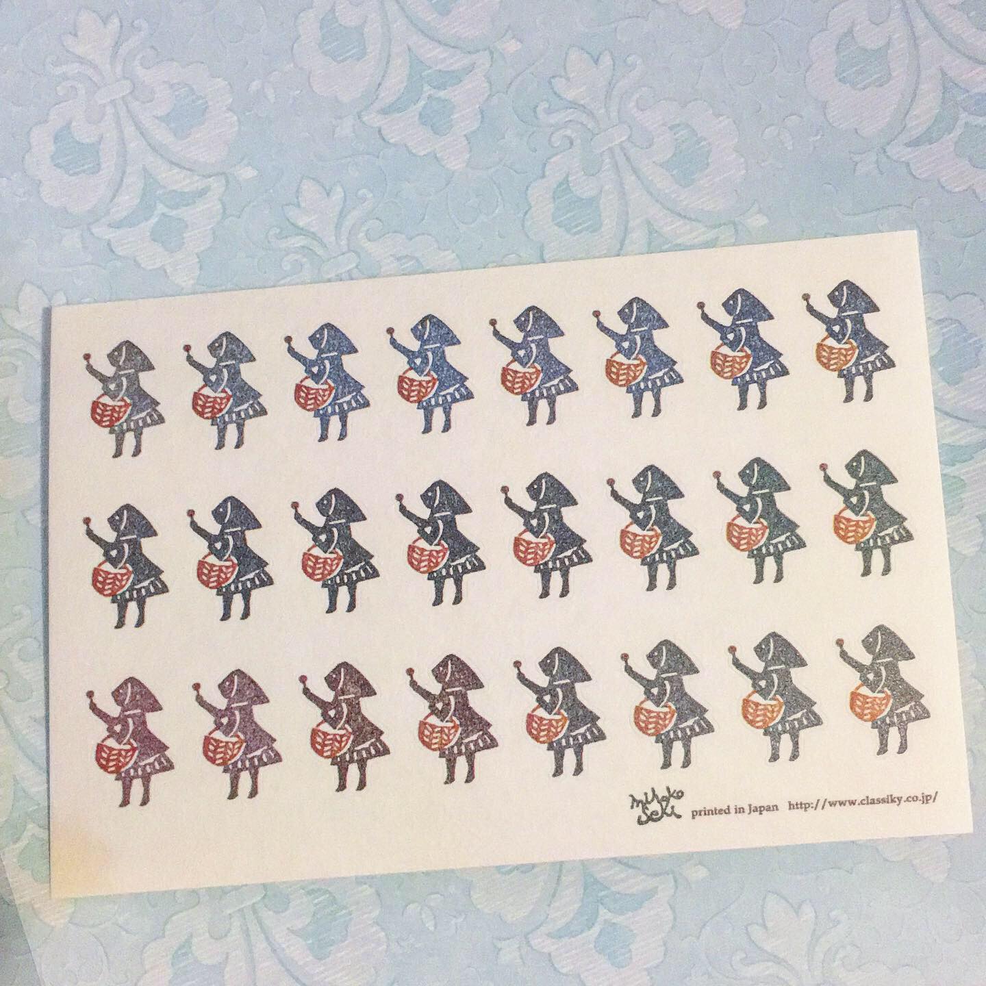 Classiky x Mihoko Seki Bundle Pack 3 Sticker Sheet Set