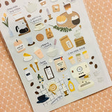 Suatelier Design i like coffee sticker sheet