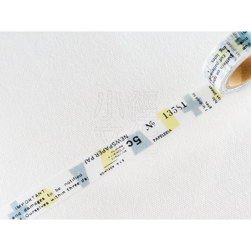 YOHAKU "geometry" Y-008 Washi Masking Tape Roll