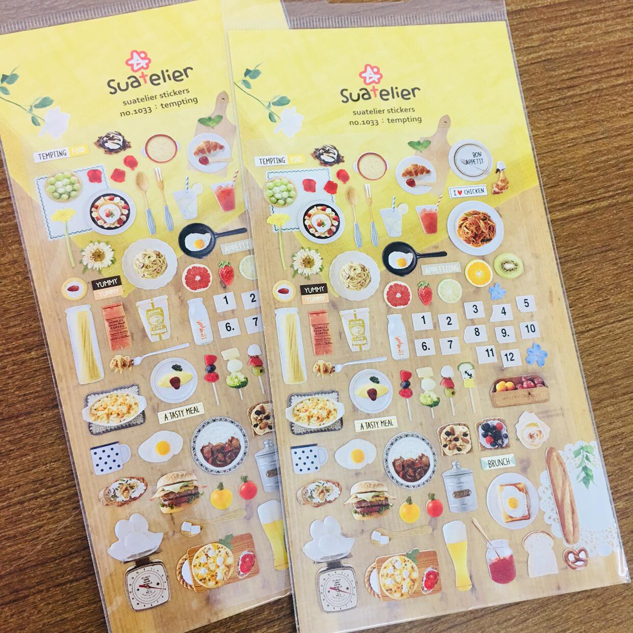 Suatelier Design tempting sticker sheet