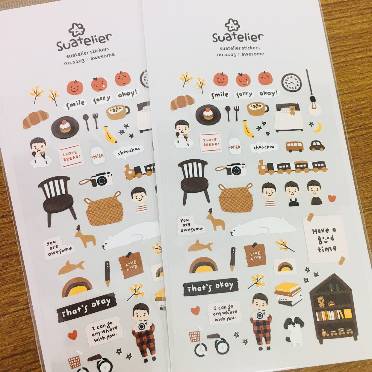 Suatelier Design awesome sticker sheet