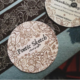 a kind of cafe Poetic Sketch Market Limited Masking Tape Roll and Samples