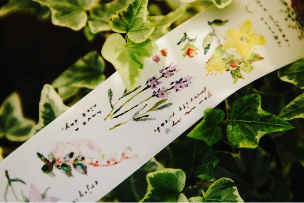 OURS Studio Message Washi Masking Tape Roll and Samples