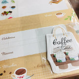 Season Coffee Time Paper Stationery Letter Set