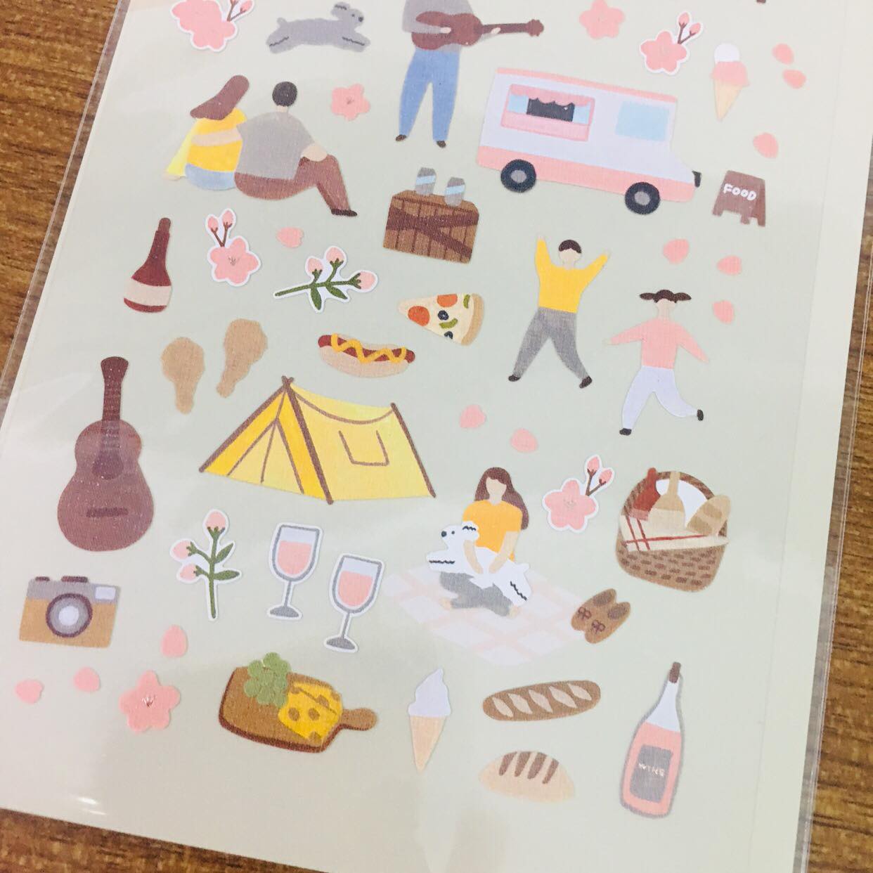 Suatelier Design spring spring sticker sheet