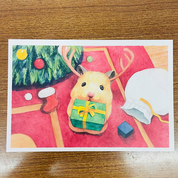 Sukeroku Christmas Postcard