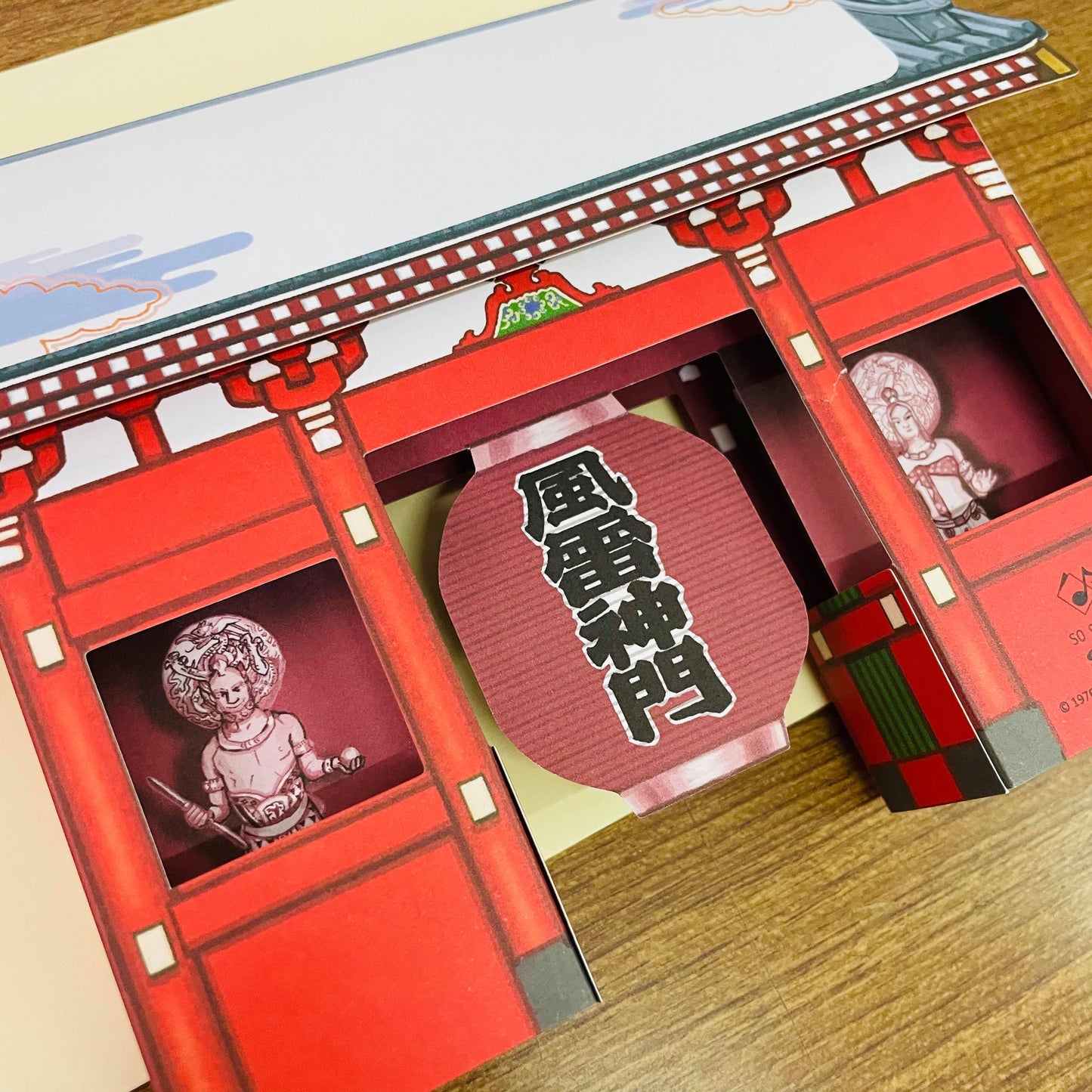 Hello Kitty 3D Kaminarimon Thunder Gate Card