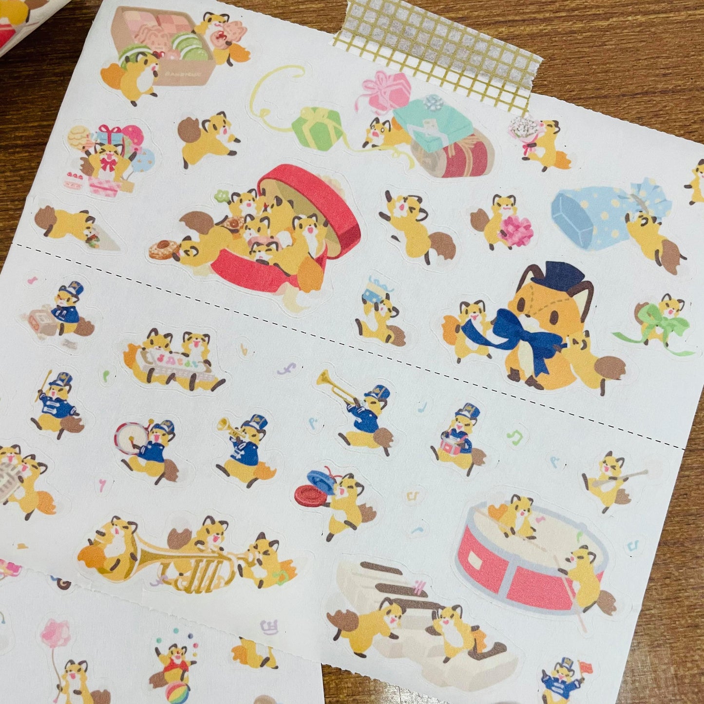Kitsunebiyori #2 Washi Sticker Sheets Pack
