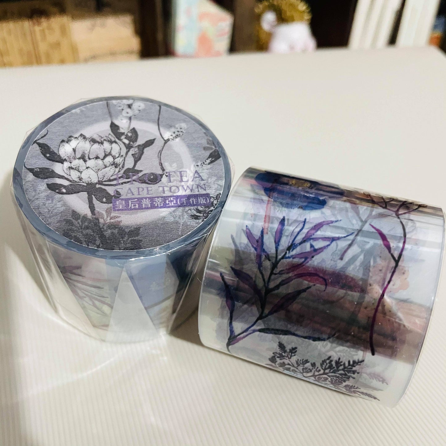 Polly Terrace City Pattern South Africa PET Version Tape Roll and Samples