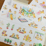 Kitsunebiyori #3 Washi Sticker Sheets Pack