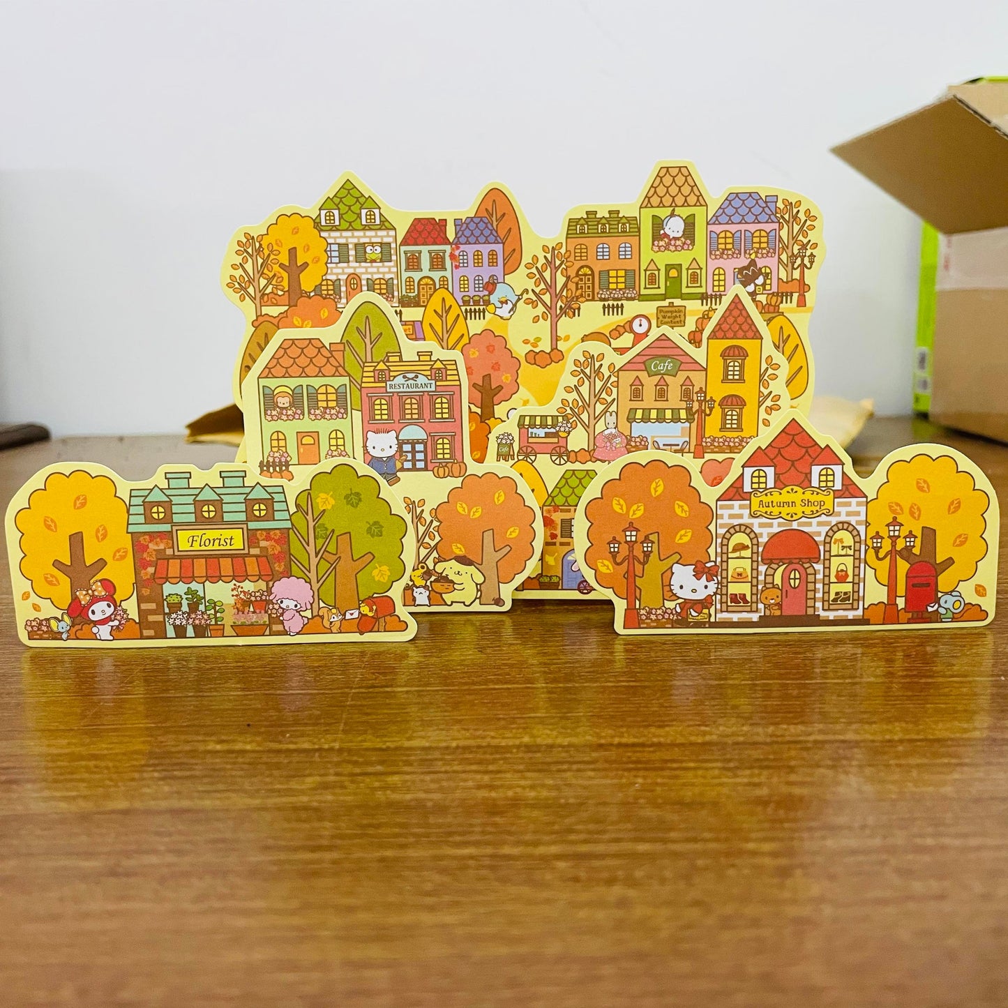 Sanrio Autumn City Pop-up 3D Card