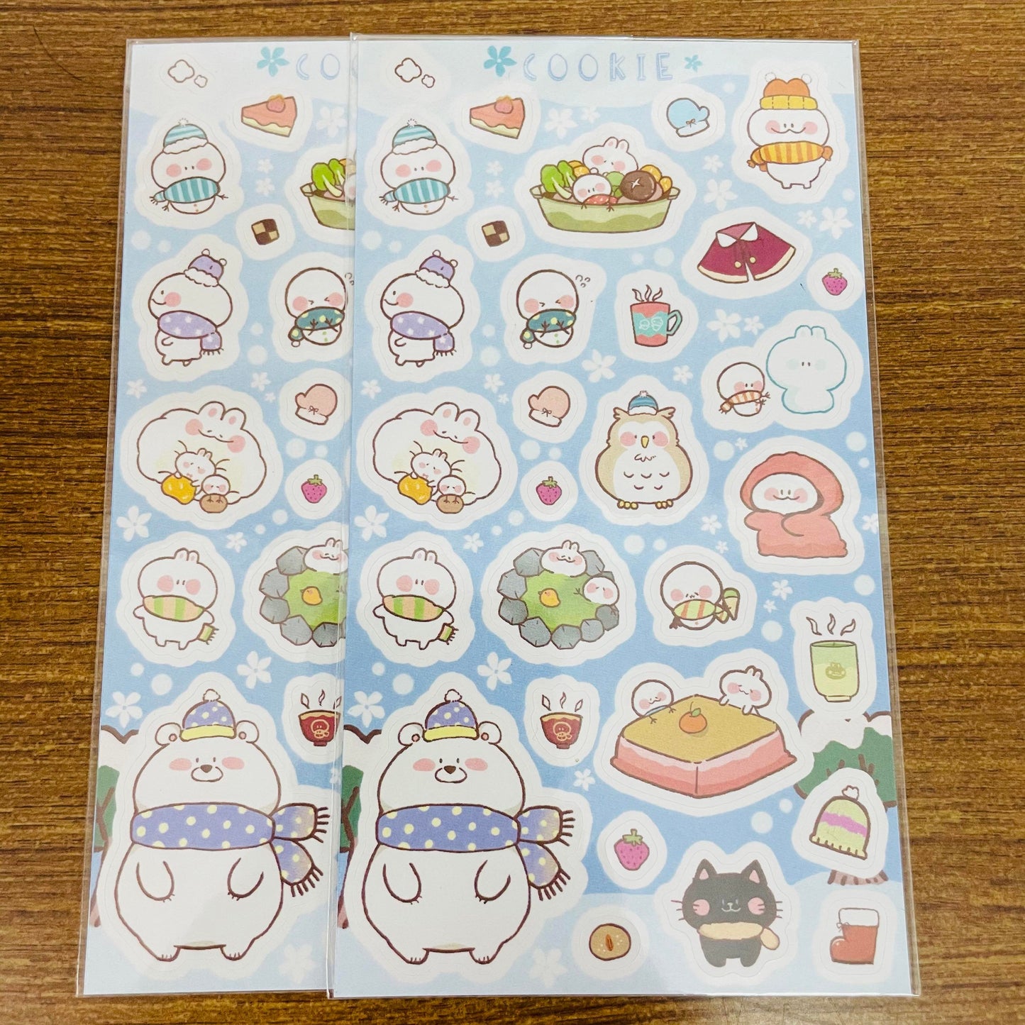 Cookie Winter Sticker Sheet