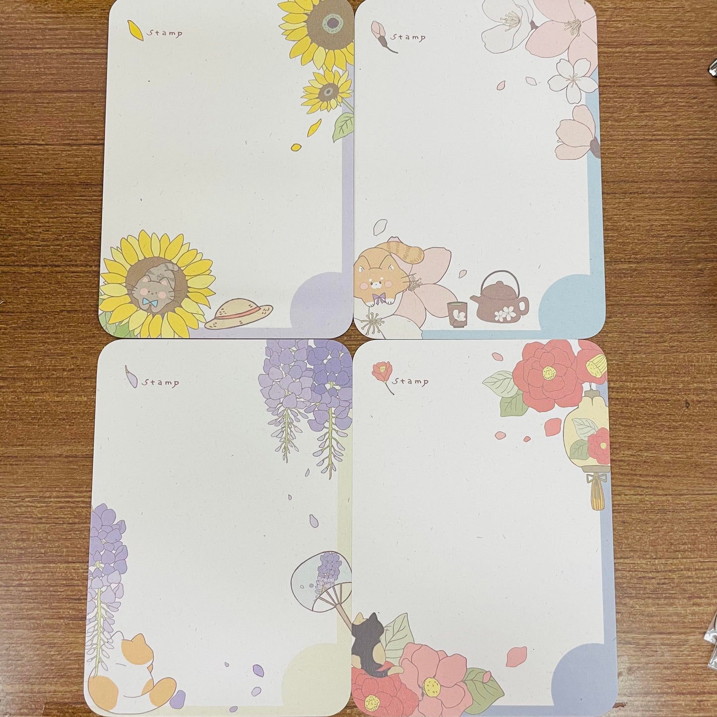 Cookie Flower Story Postcard Set