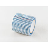 Classiky Grid Blue 45mm Washi Masking Tape Full Roll