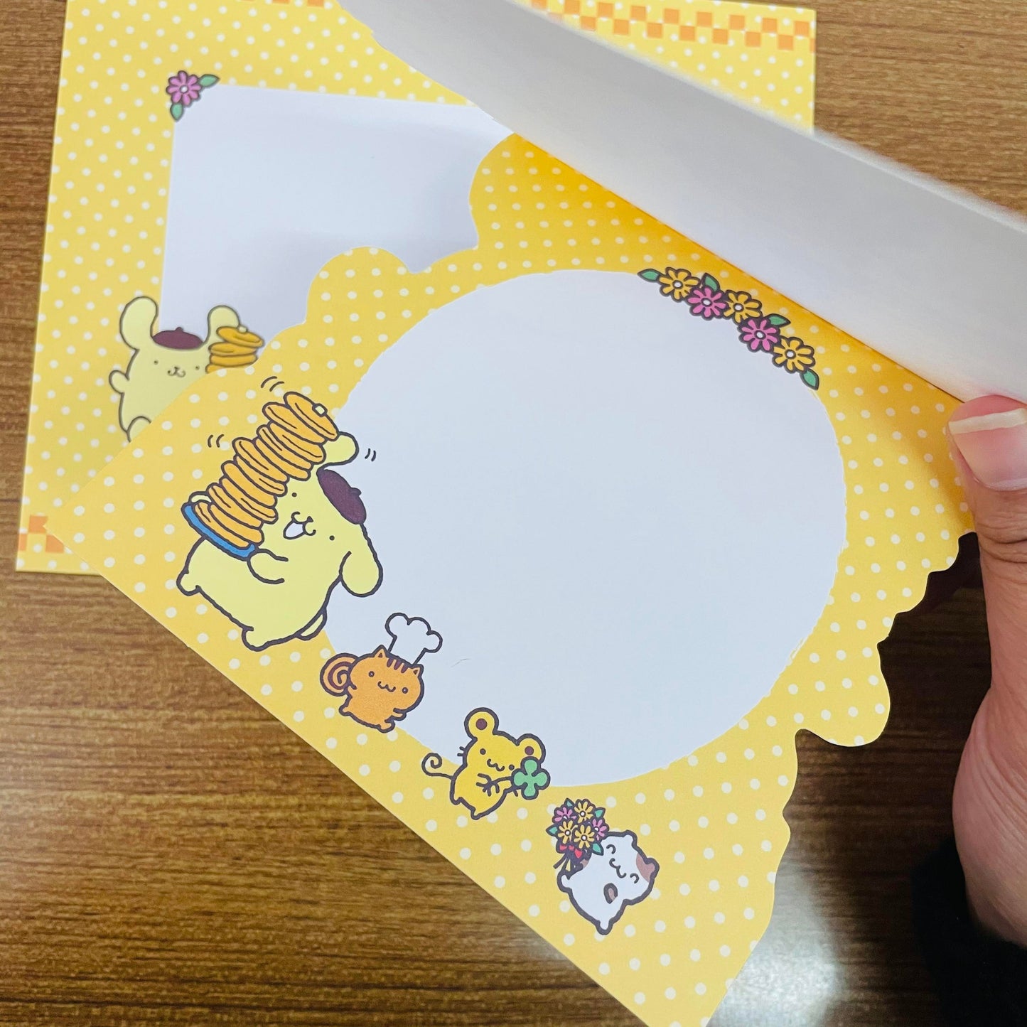 Pompompurin Greeting Card with Envelope