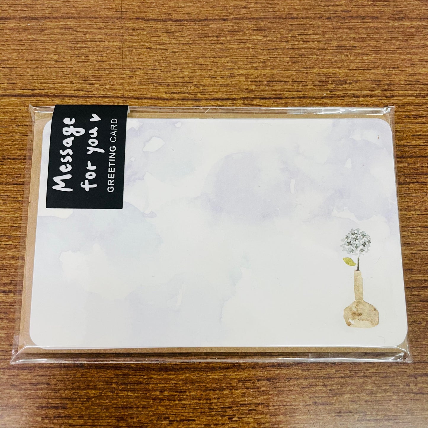 BERG x Pion Watercolor Flower Vase Message Card Pack