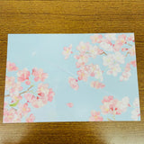 Sanrio Glittering Airplane Sky Sakura Scenery Postcard