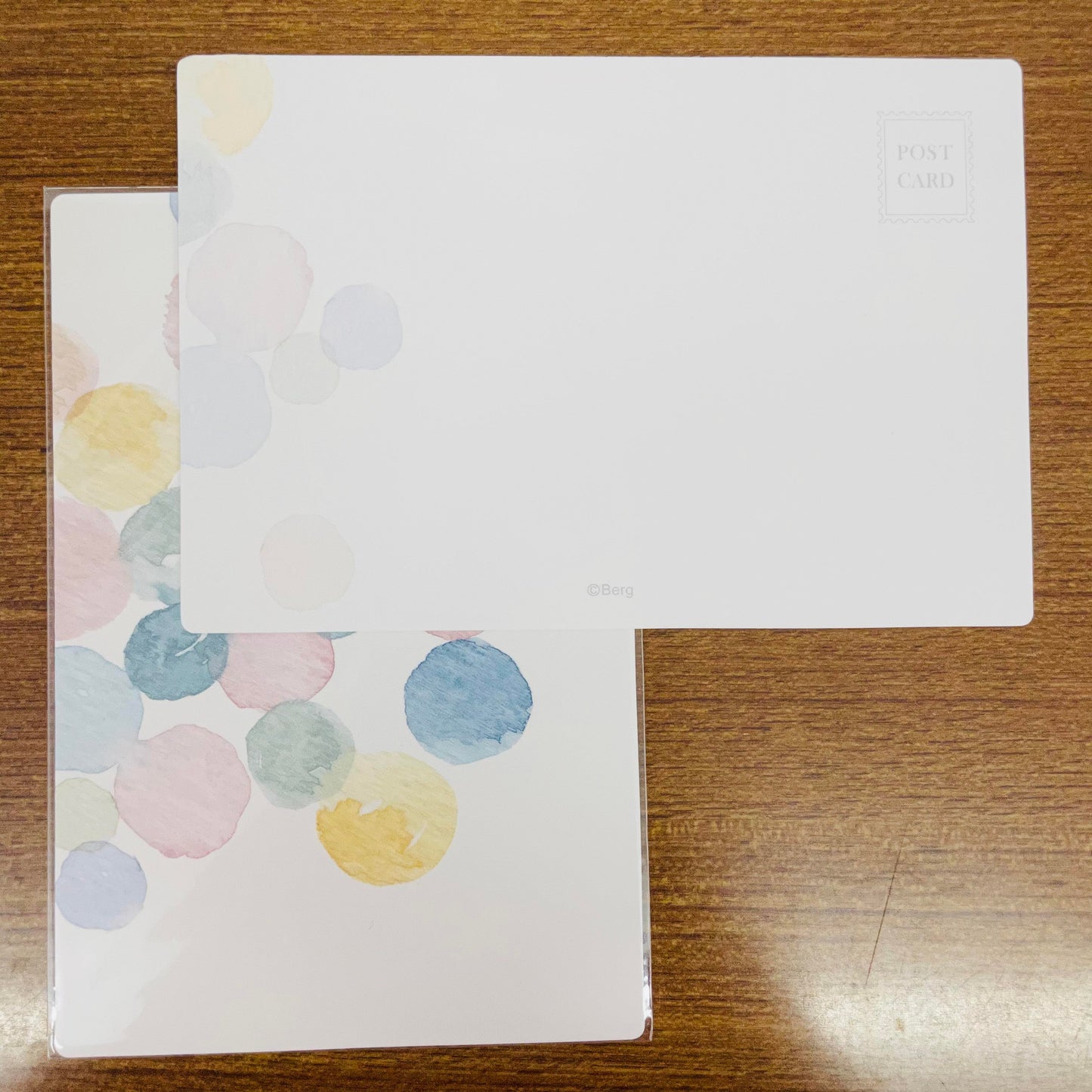 Pion Watercolor Circle Postcards