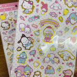 Sanrio Characters Big Sweets Gold Foiled Sticker Sheet