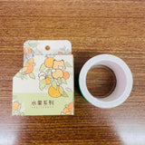 Little Popcorn Stamp Die-cut Washi Masking Tape Roll