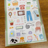 Joy Star Essential Items Transparent Sticker Sheet