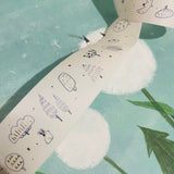 avocadomori Limited Snow Animals Masking Tape Roll and Samples