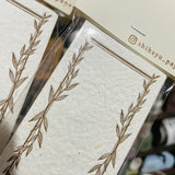 Shihsyu Paper Letterpress Handmade Brown Label Pack