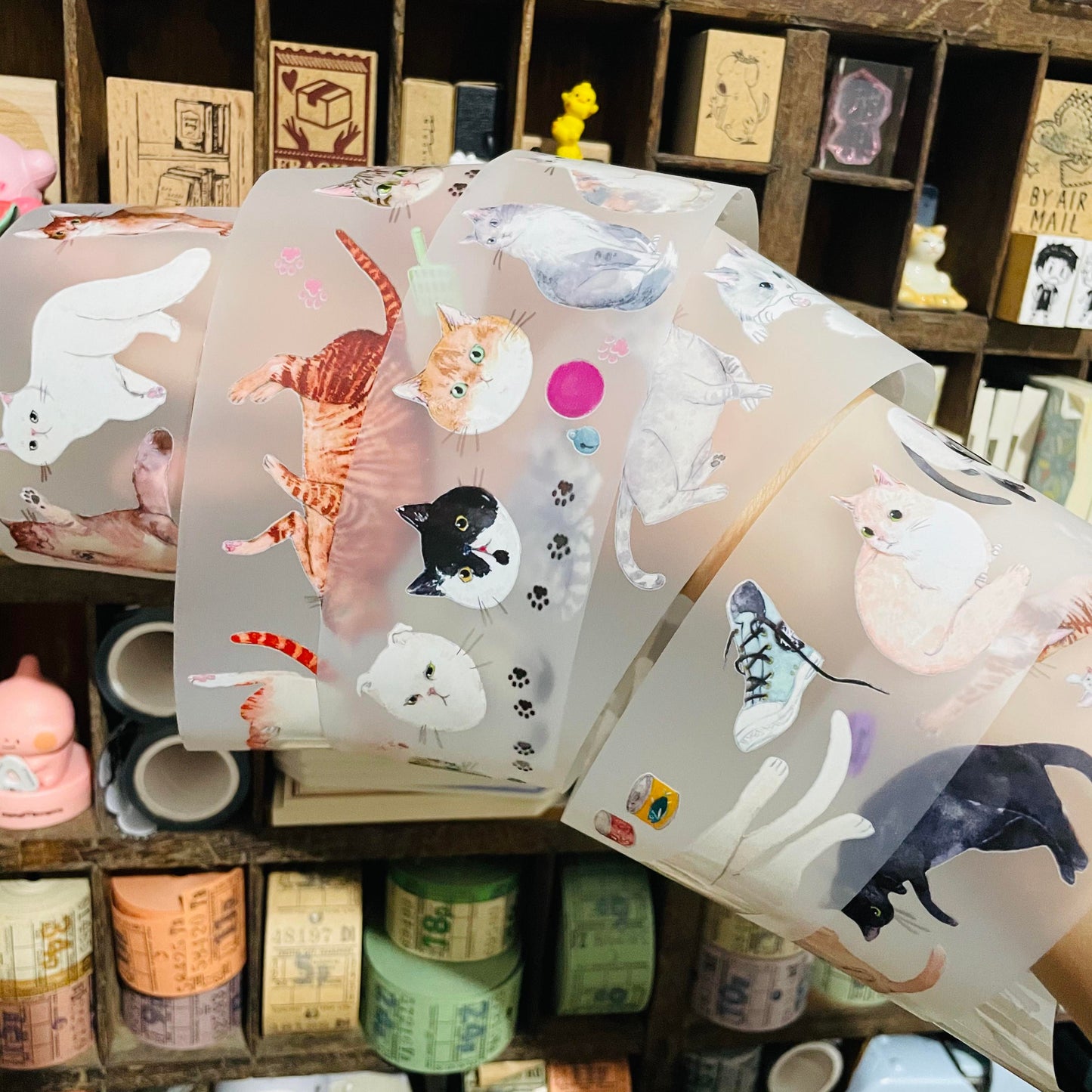 somesortoffern Cats PET Masking Tape and Samples