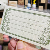 Shihsyu Paper Letterpress Handmade Green Label Pack