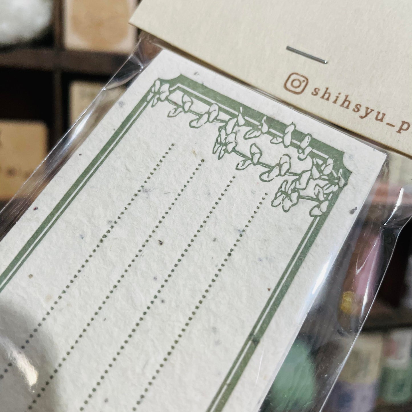 Shihsyu Paper Letterpress Handmade Green Label Pack