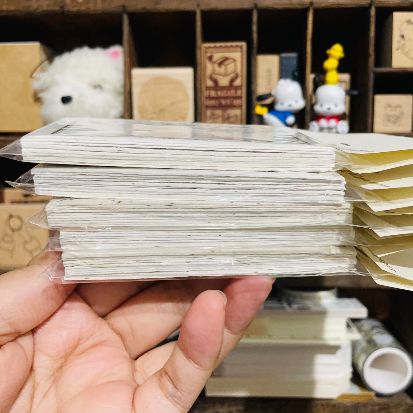 Shihsyu Paper Letterpress Handmade Brown Label Pack