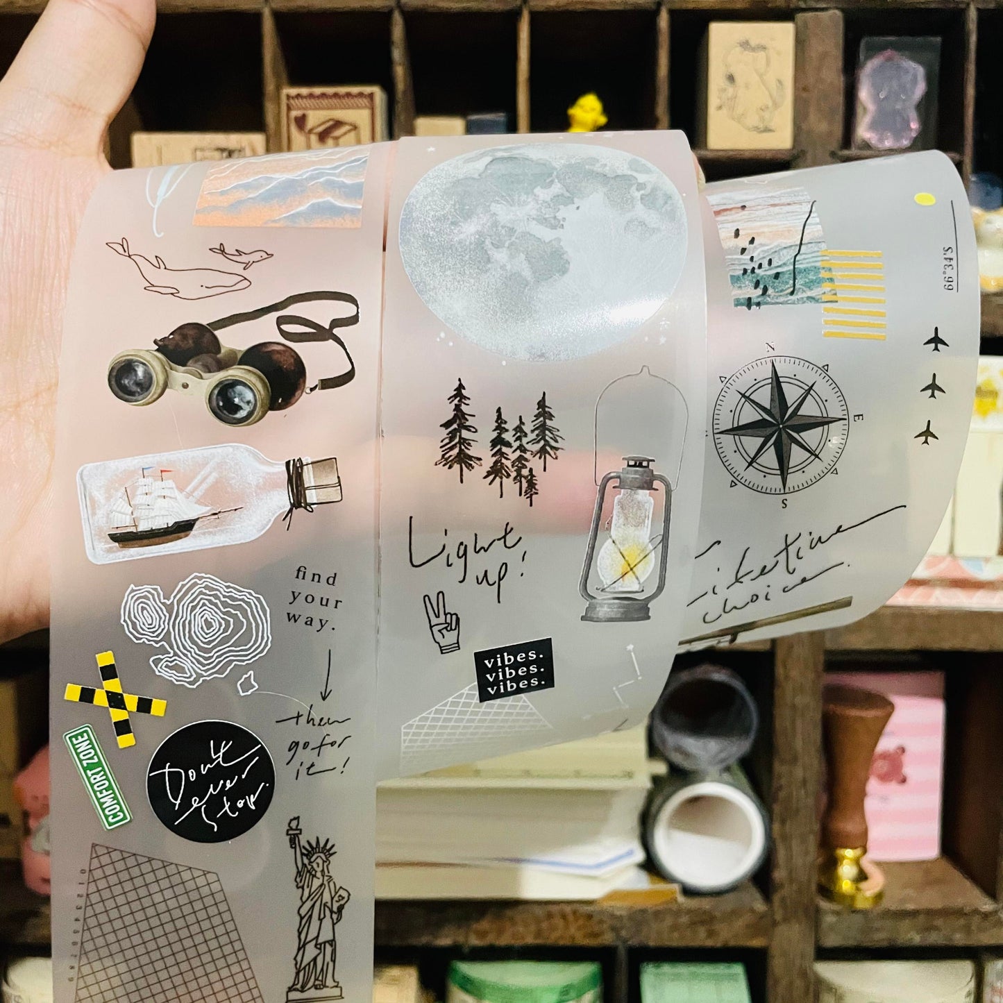somesortoffern Travel Around PET Tape Roll and Samples
