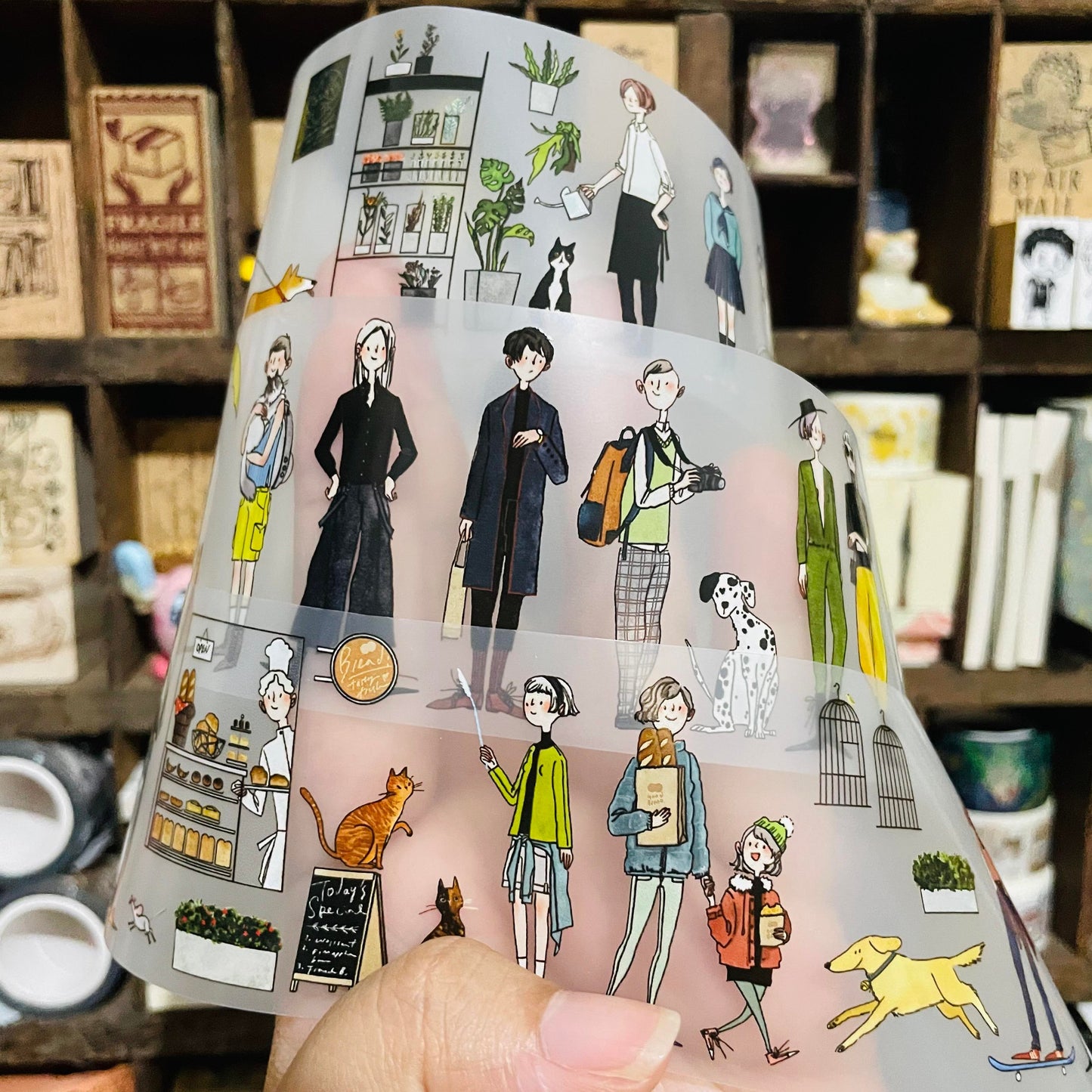 somesortoffern Small People PET Washi Masking Tape Samples and Rolls
