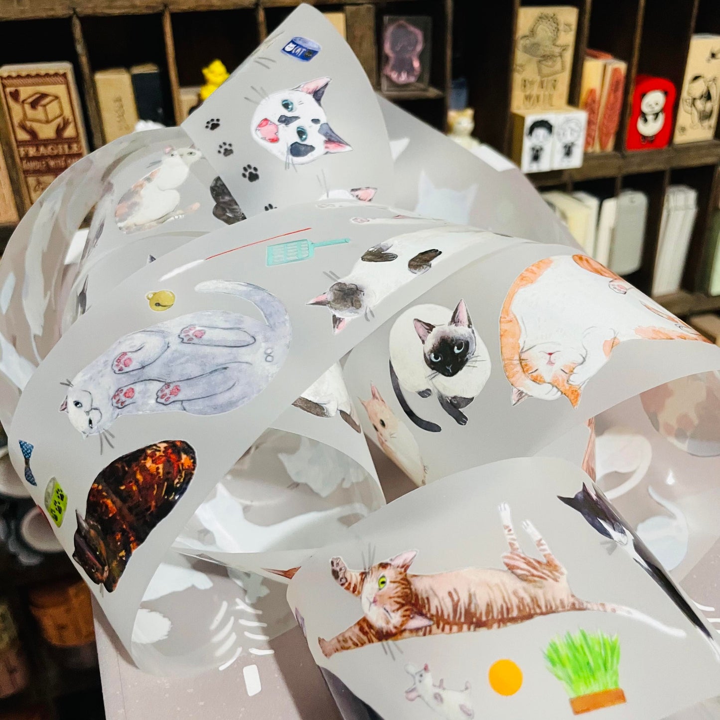 somesortoffern Cats PET Masking Tape and Samples