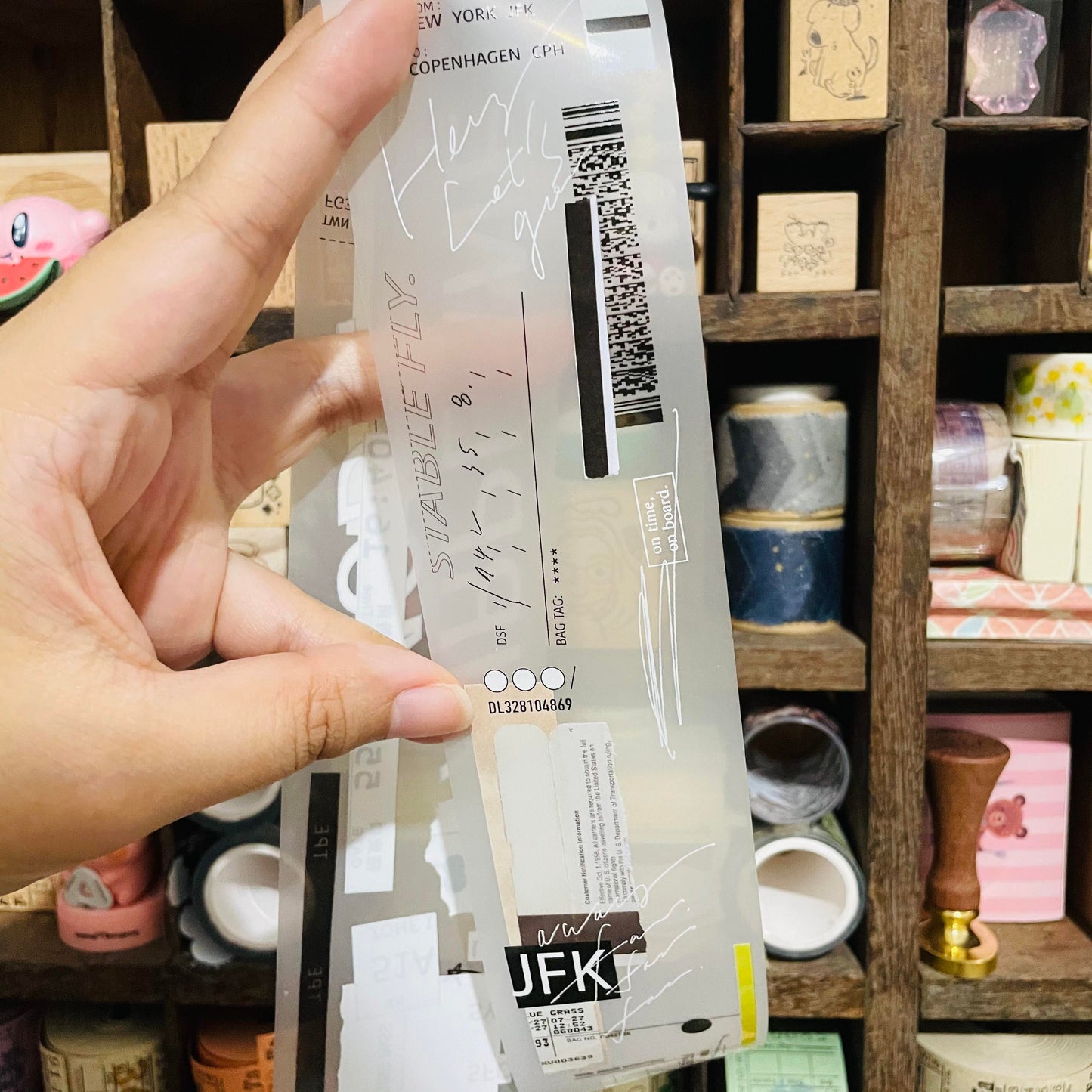 somesortoffern Airplane Mode PET Tape Roll and Samples