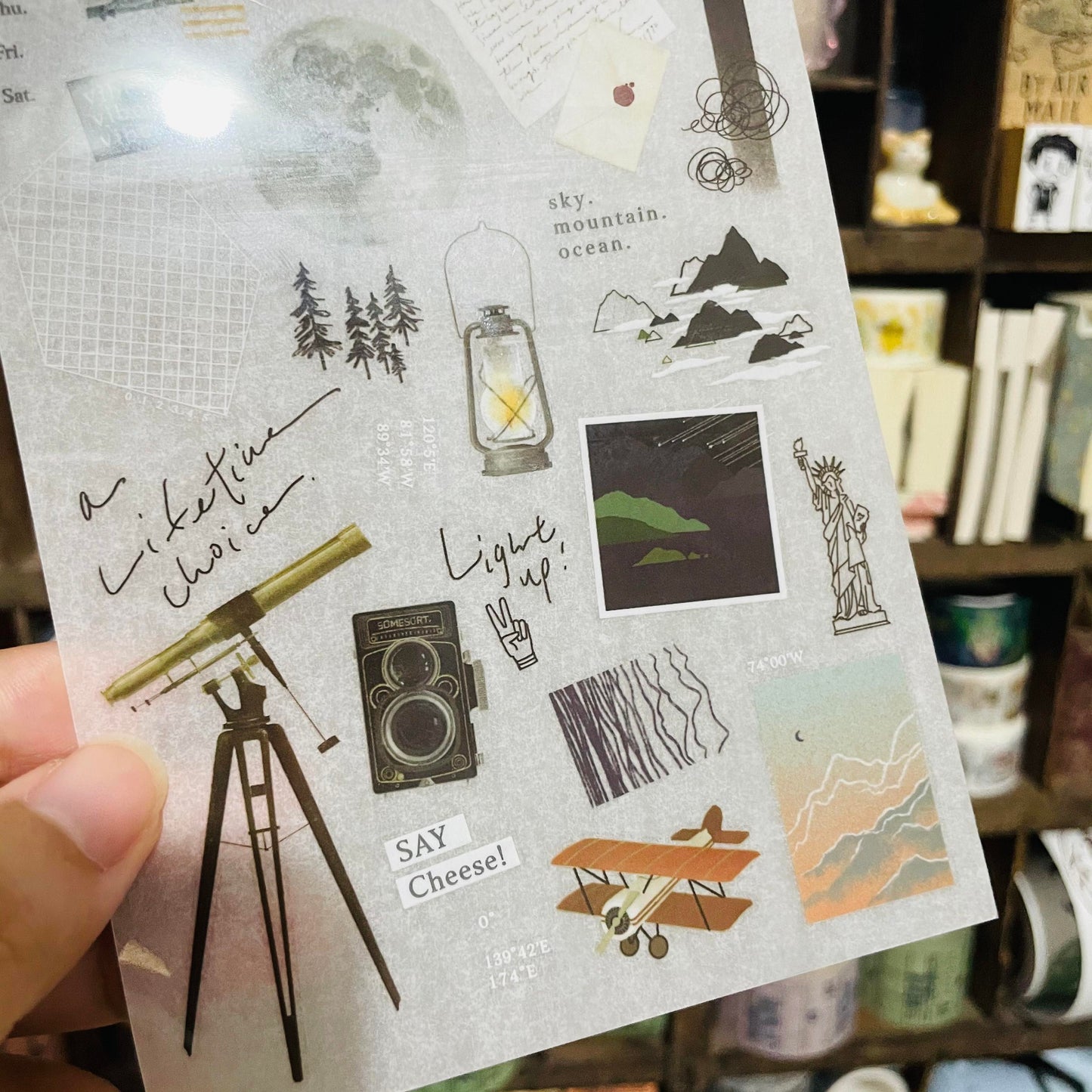 somesortoffern Hiking Transfer Sticker Sheet Pack
