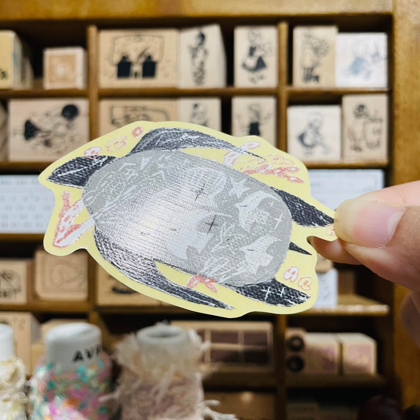 misshoegg Market-only Waterproof Turtle Sticker