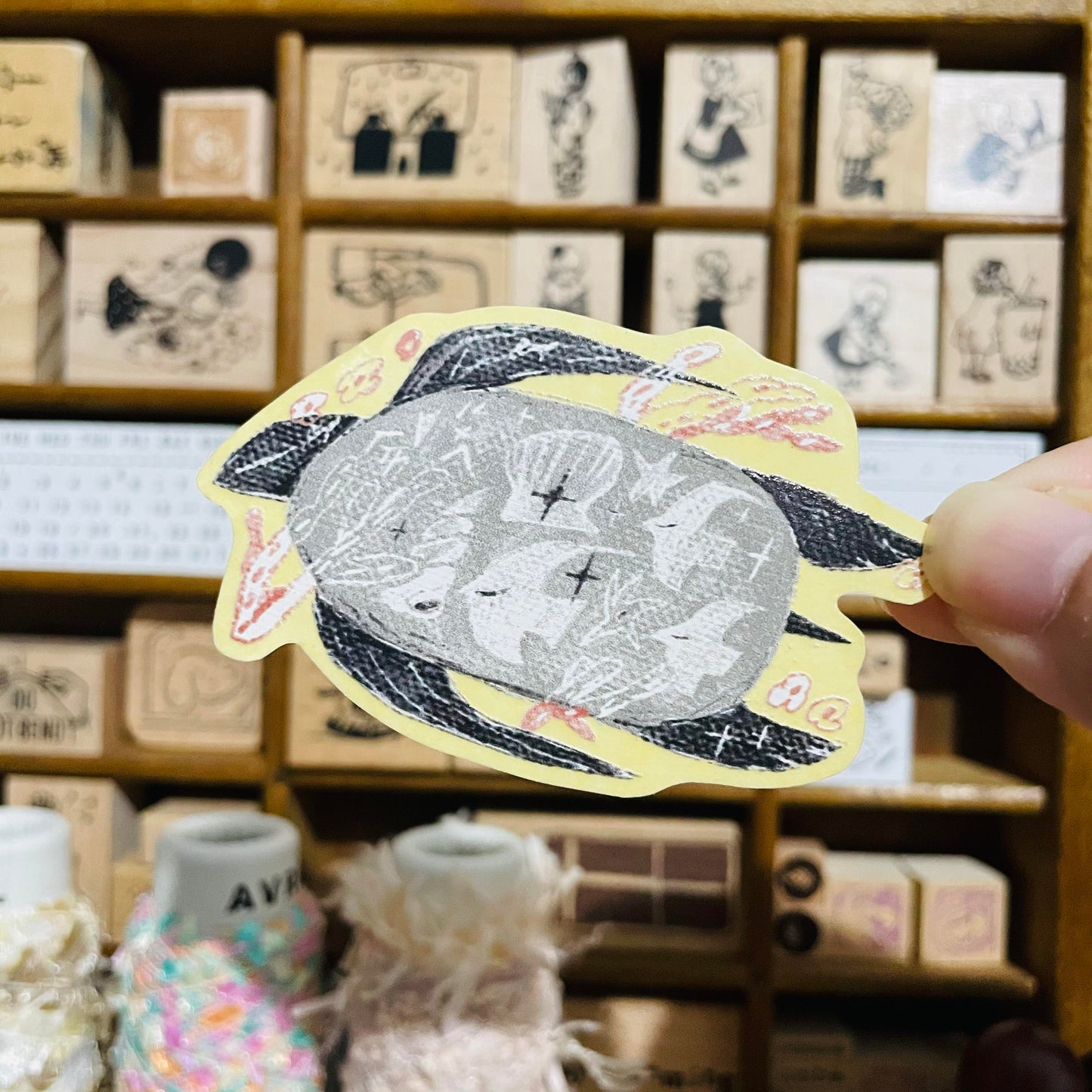 misshoegg Market-only Waterproof Turtle Sticker